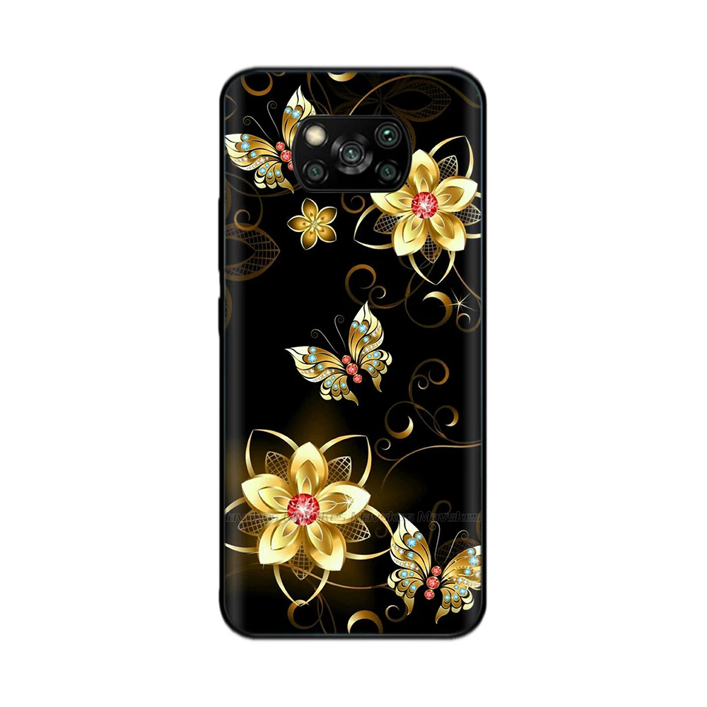 for xiaomi poco x3 nfc case printed cartoon silicone back cover soft bumper phone case for poco x3 pro x 3 tpu case funda 6 67 free global shipping