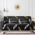 Эластичный чехол для дивана, Высокоэластичный чехол для 1234-местного дивана в гостиную, секционный L-образный угловой диван