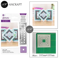 ahcraft square lace frame metal cutting dies for diy scrapbooking photo album decorative embossing stencil paper cards mould