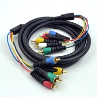 1pc high quality 1 8m 5 rca male to male component audio video rgb coaxial cable
