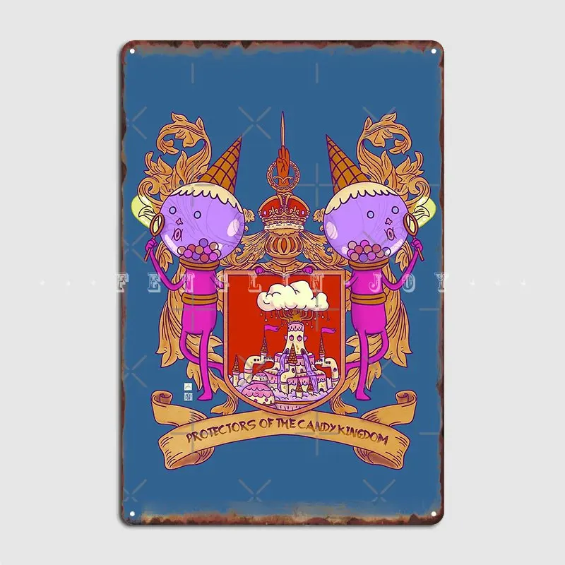 

Плакат с защитой королевских обещаний, металлический плакат для кинотеатра, создание планшетов, украшение гаража, жестяной плакат