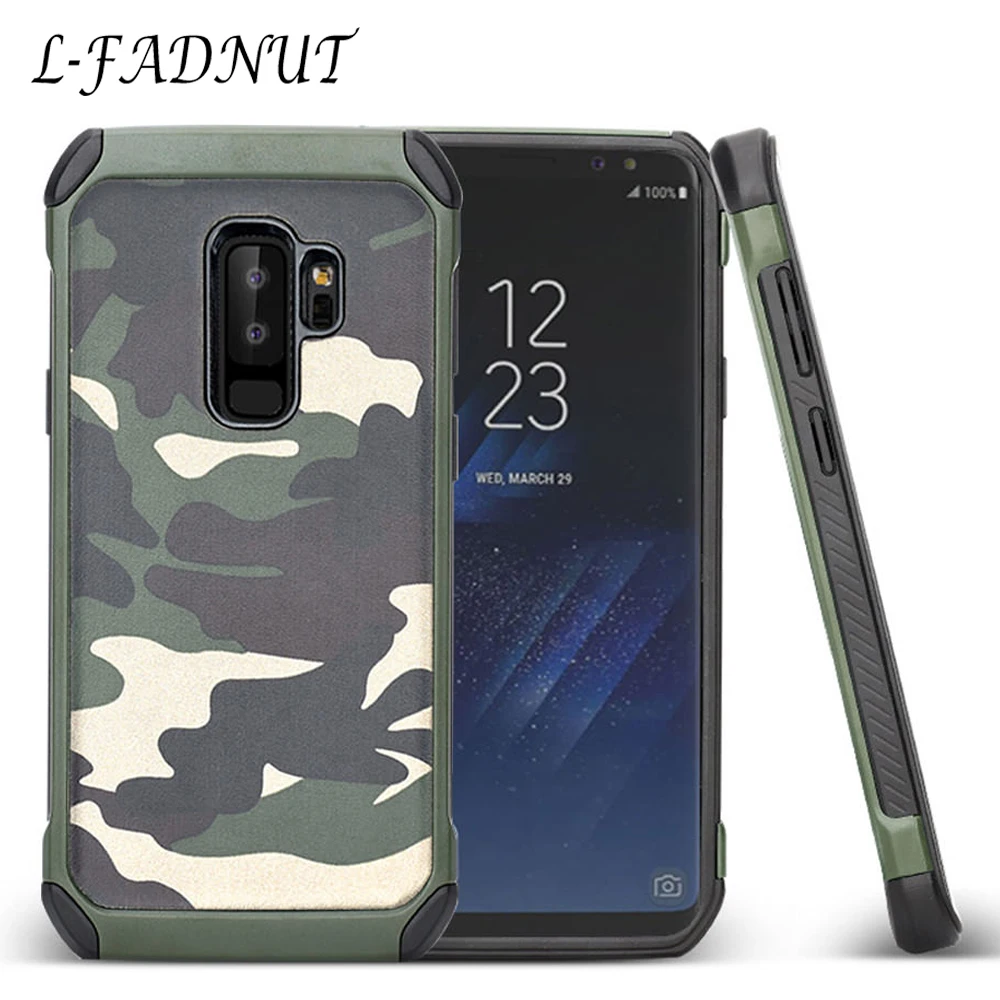 Для Samsung Galaxy S10 чехол камуфляжные защитные чехлы ТПУ и ПК Бампер задняя крышка для
