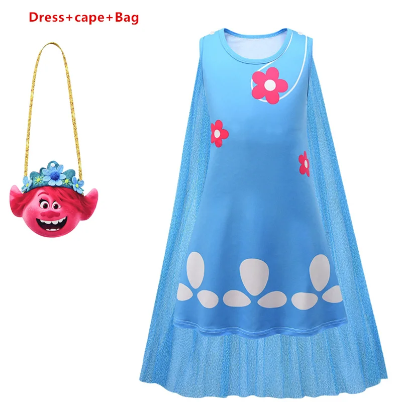 Комплект для девочек: Сумочка + парик платье детские костюмы девочек