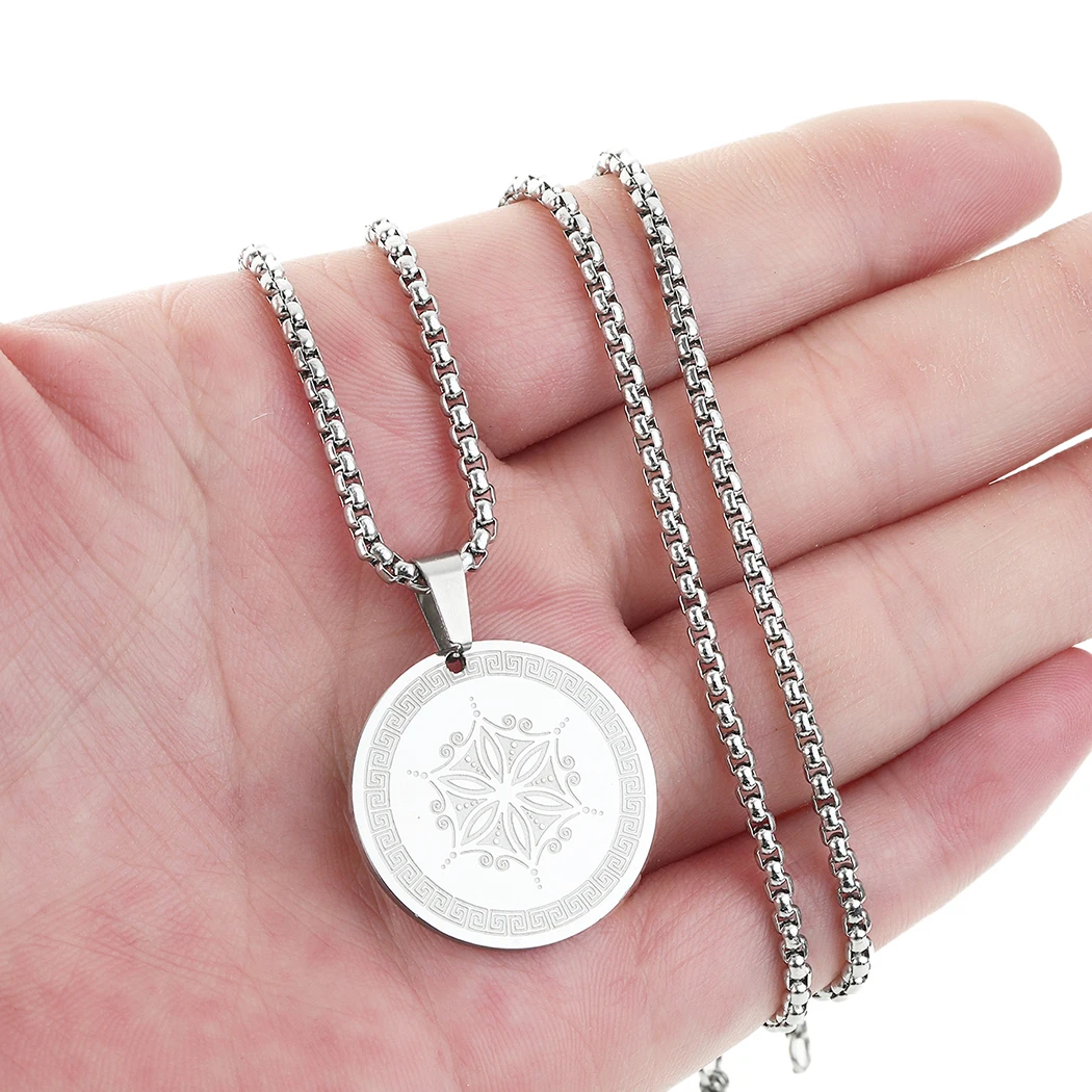 

2022Now neaklace Fashion Flower Of Life Aphrodite's Amulet Talisman colie Gift stainless steel Woman Charm Pendant Chain Jewelry