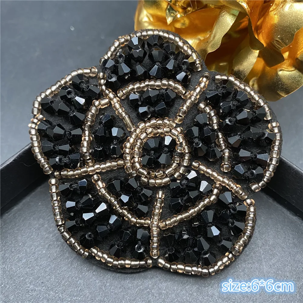 2 шт./Лот 3D аппликация ручной работы с бусинами и звездами геометрические нашивки