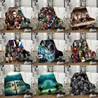 Новейшее 3D одеяло с ужасным фильмом для взрослых и детей рождественские подарки шерпа Флисовое одеяло s покрывало Прямая поставка