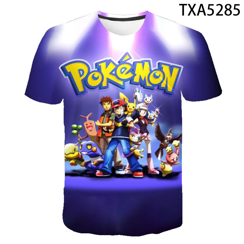 

Новые летние футболки с 3D-принтом, повседневные модные футболки с героями мультфильмов, аниме-игры для мужчин, женщин и детей, детские топы с...