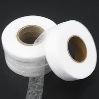 1roll double sided fusible interlining practical sewing accessory adhesive tape cloth apparel fusible interlining fabric tape