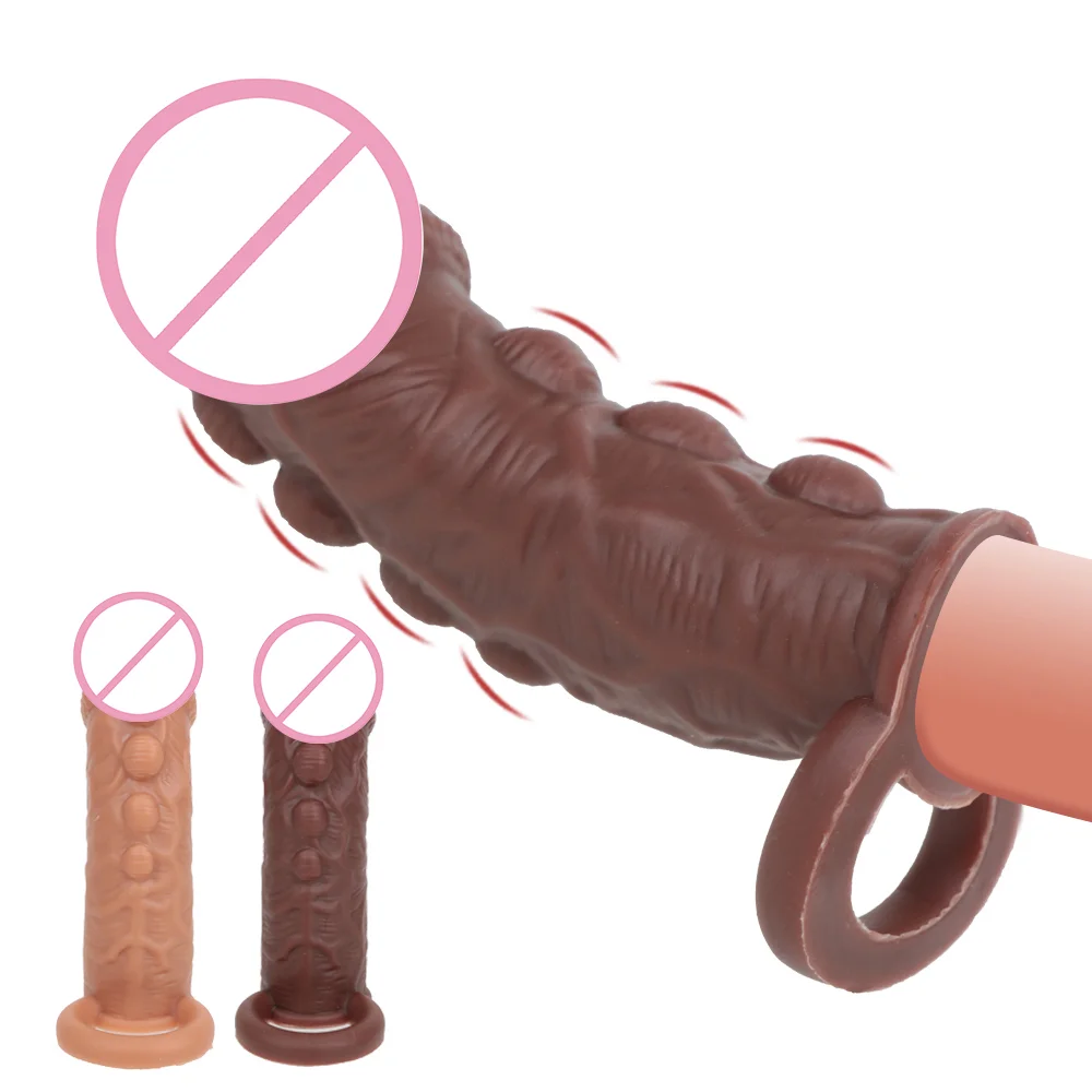 Секс-игрушка для мужчин реалистичный большой фаллоимитатор удлинитель пениса