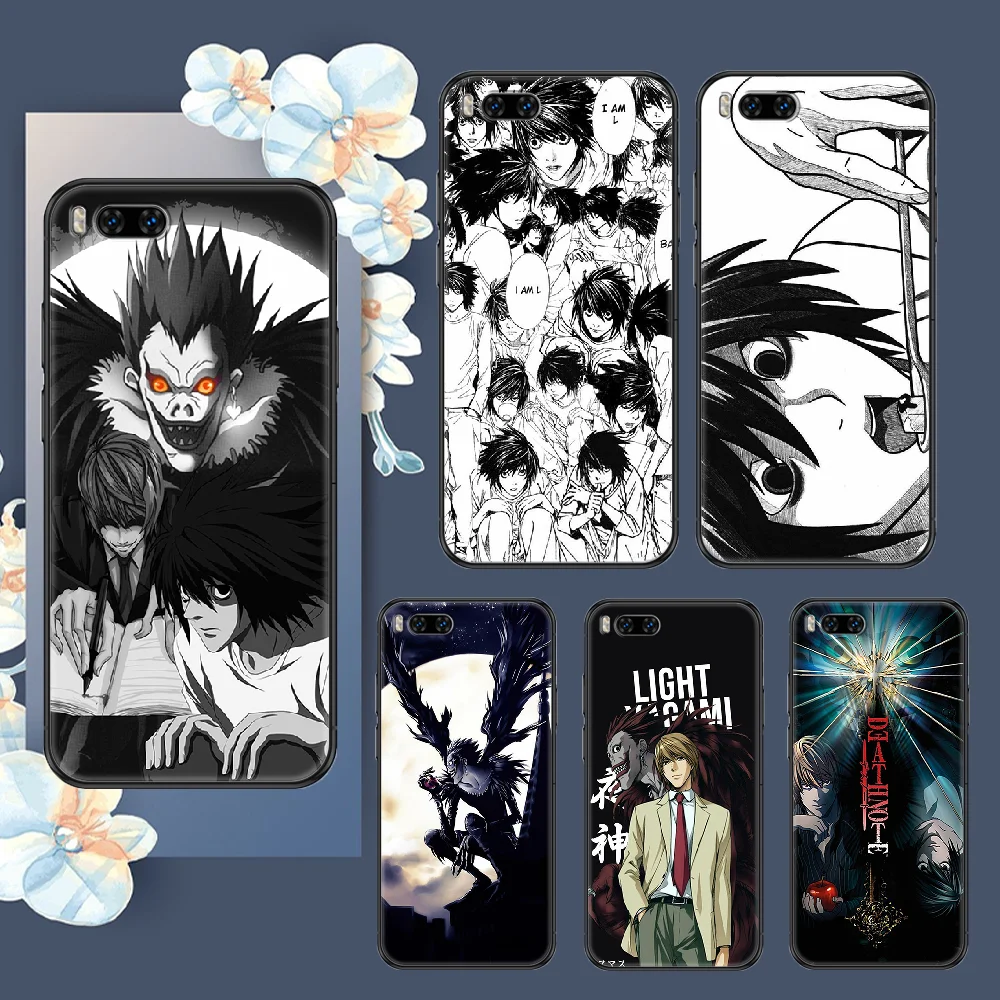 Death Note Аниме L · Lawliet чехол для телефона для Xiaomi Mi Max Note 3 A2 A3 8 9 9T 10 Lite Pro Ultra black класса люкс в виде ракушки 3D принципиально тенденция