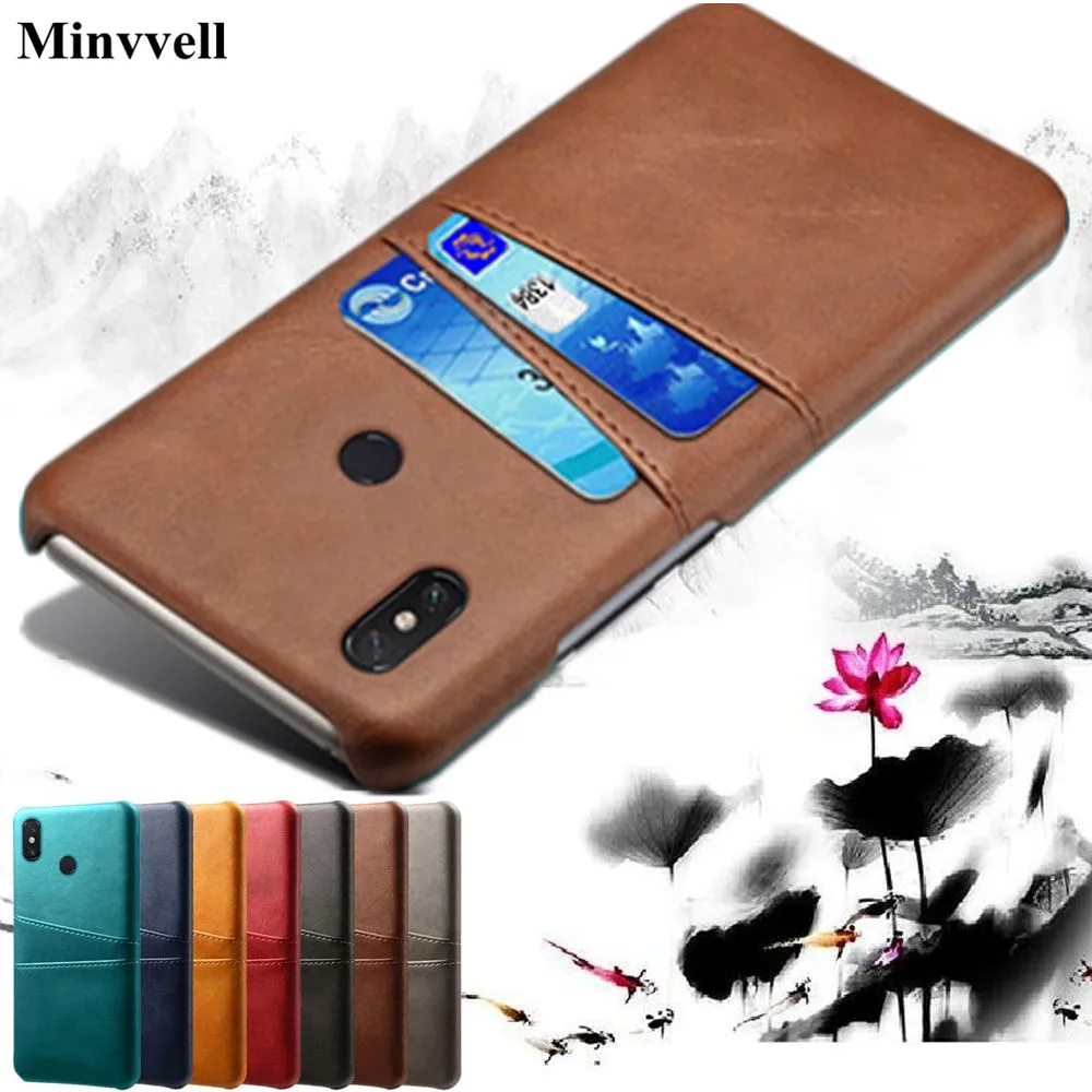 

Case For Xiaomi Mi Max 3 Mix 2s 2 3 Card Slot Cover PU Leather+PC Back Cases For Xiaomi Pocophone f1 Poco F1 Mi Play max3 mix2