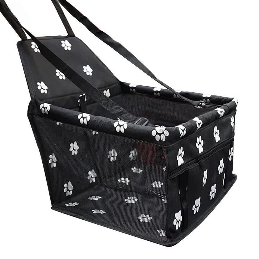 

Pet Dog Car Carrier Seat Bag Waterproof Basket Folding Hammock Pet Carriers Bag Safety For Small Cat Dogs Safety Travelling Mesh