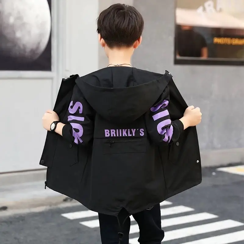 Пальто для мальчиков от 4 до 13 лет 2020 новая весенняя одежда иностранная детская