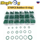 270 шт. резиновое уплотнительное кольцо комплект зелёные нитриловые 18 размеров 270 шт. втулки конусовидных резиновых уплотнительных кольца не метрических кольцо уплотнения Уплотнительные Кольца прокладки комплект уплотнительное кольцо уплотнения