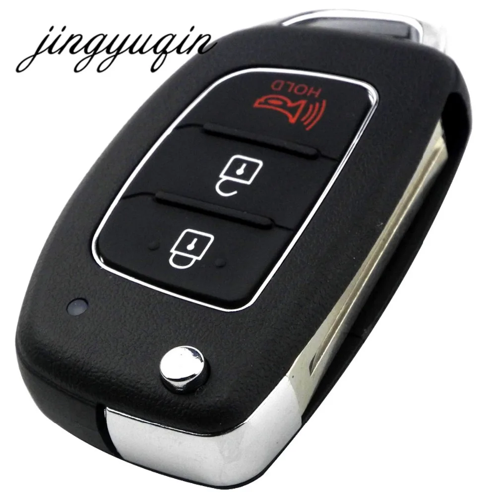Для hyundai Solaris ix35 ix45 i20 Santa Fe 3/4 кнопки Автомобильный ключ оболочки HB20 Toy40
