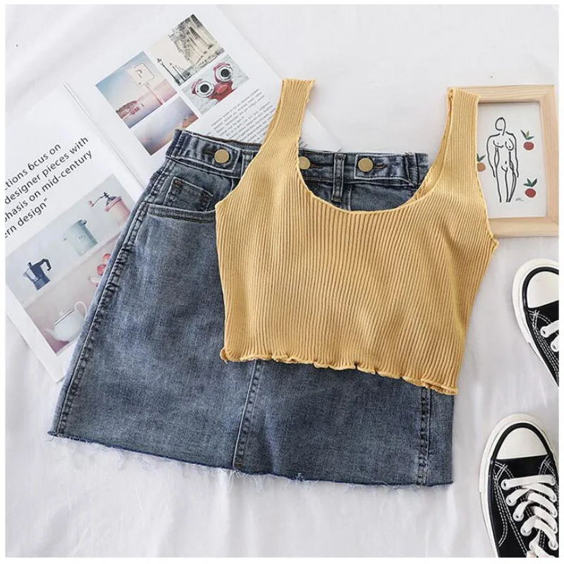 Женские сексуальные трикотажные майки 2020 Блестящий жилет летний топ Женский