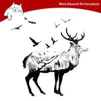 deer bird clear stamps for scrapbooking card making photo album silicone stamp diy decorative crafts