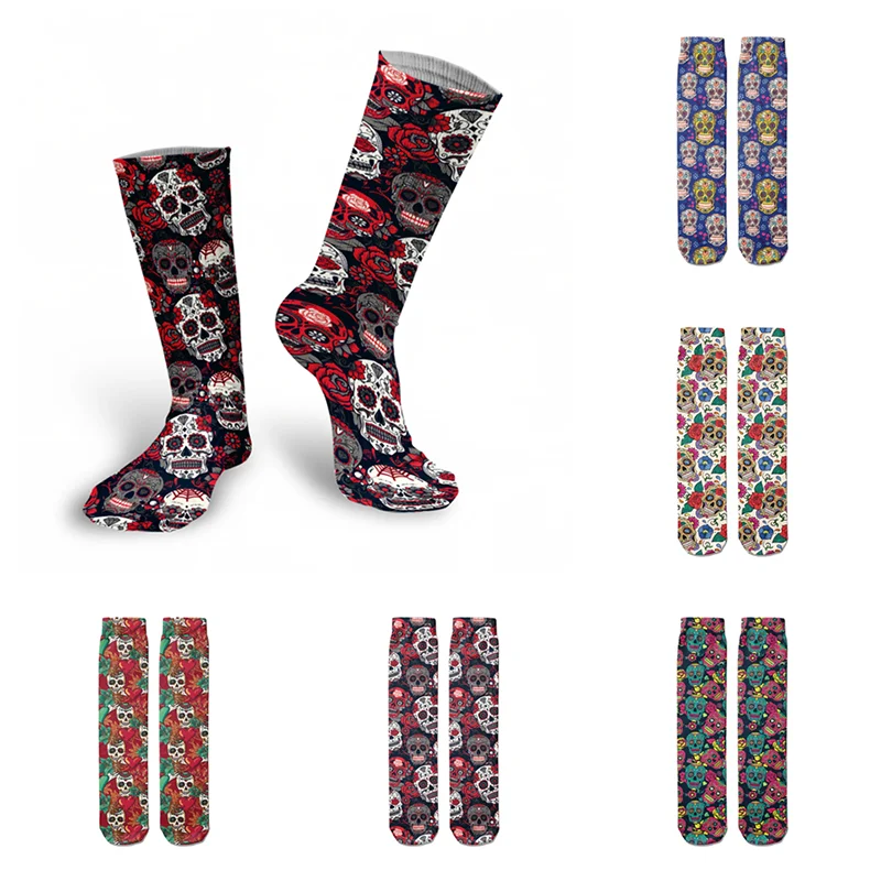 Золотой дракон с принтом в стиле панк из хлопка носки для девушек унисекс уличный