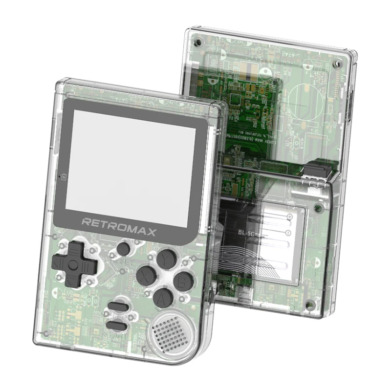 Данные лягушка Retromax 8 бит мини портативная игровая консоль встроенный 181 игр 3 дюймов ЖК-Видео игровой плеер детский подарок - Цвет: wither