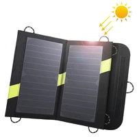 high efficiency solar panels dual usb solar battery charge outdoors solar charging for cell phone tablet flashlight power bank