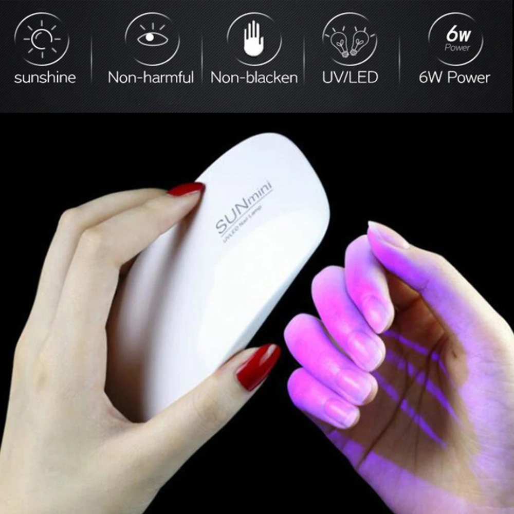 Лампа для сушки ногтей 6 светодиодов USB кабель 5 В|Сушилки ногтей| |