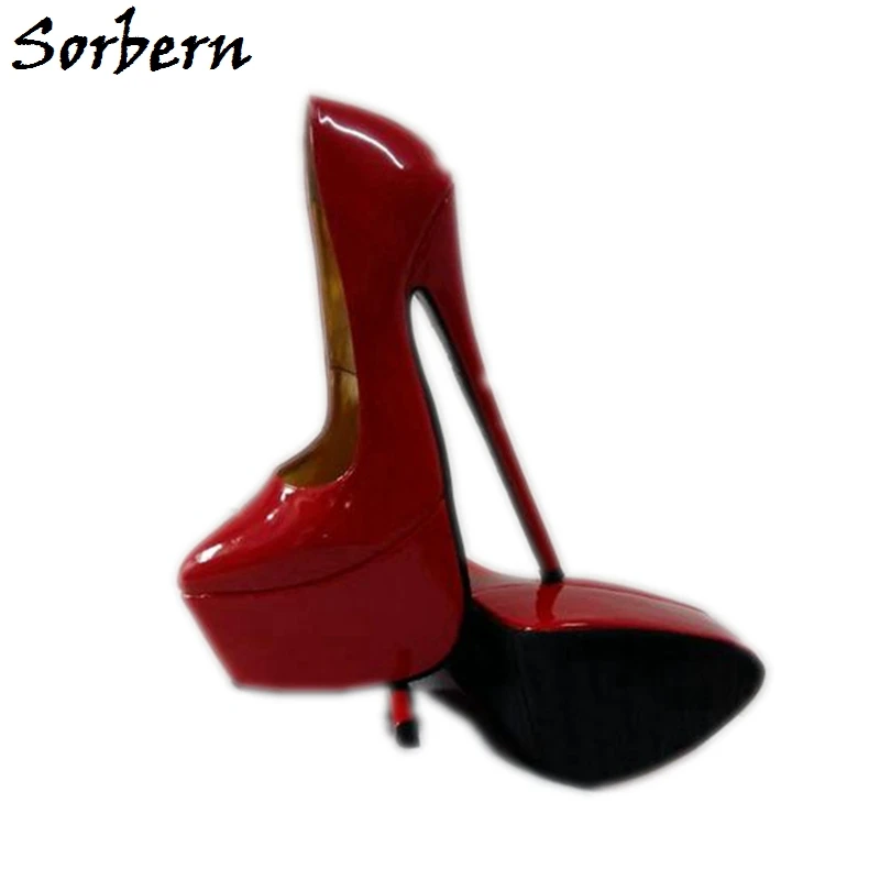 Женские туфли-лодочки на высоком каблуке Sorbern летние платформе и шпильке большие