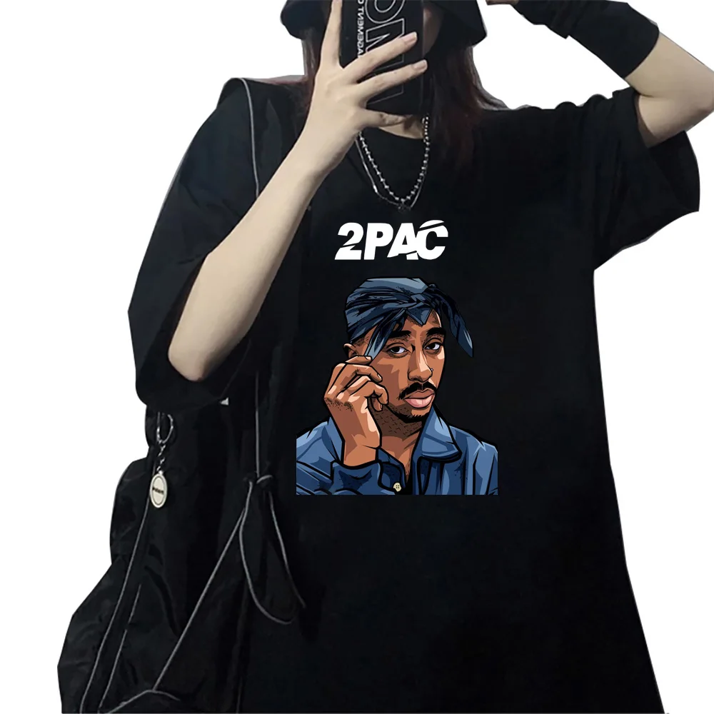 

Коллекция 2021 года, футболка Tupac Rapper, футболка в стиле хип-хоп