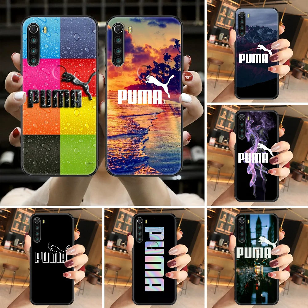 

Fashion Brand leopard Phone case For Xiaomi Redmi Note 7 7A 8 8T 9 9A 9S 10 K30 Pro Ultra black tpu cover 3D back soft shell