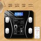 Bluetooth весы для тела и жира, BMI весы, умные, беспроводные, цифровые, для ванной, весовые весы, анализатор состава тела, весы