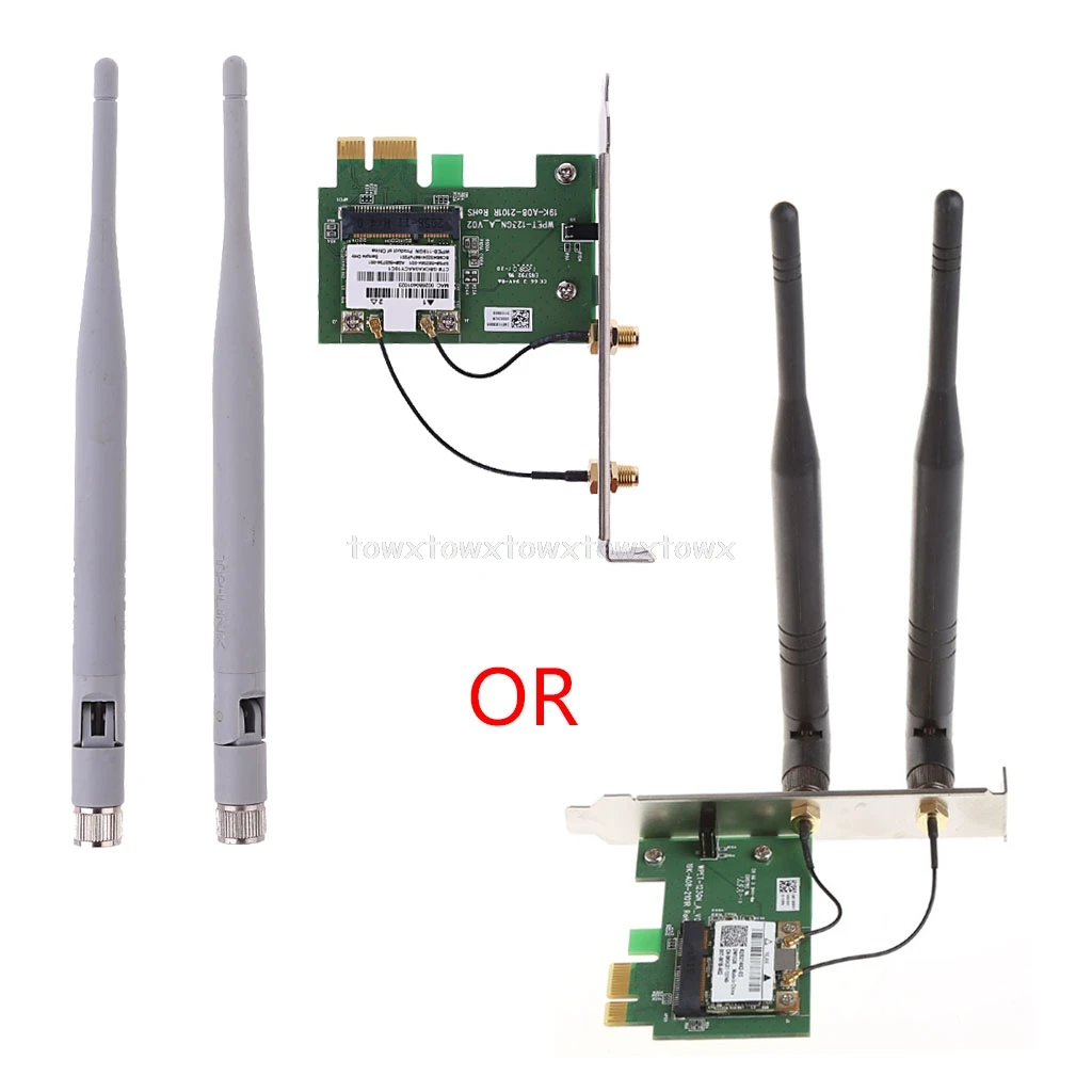 Двухдиапазонный BCM4322 Беспроводной Wi-Fi PCI-E адаптер для настольного компьютера