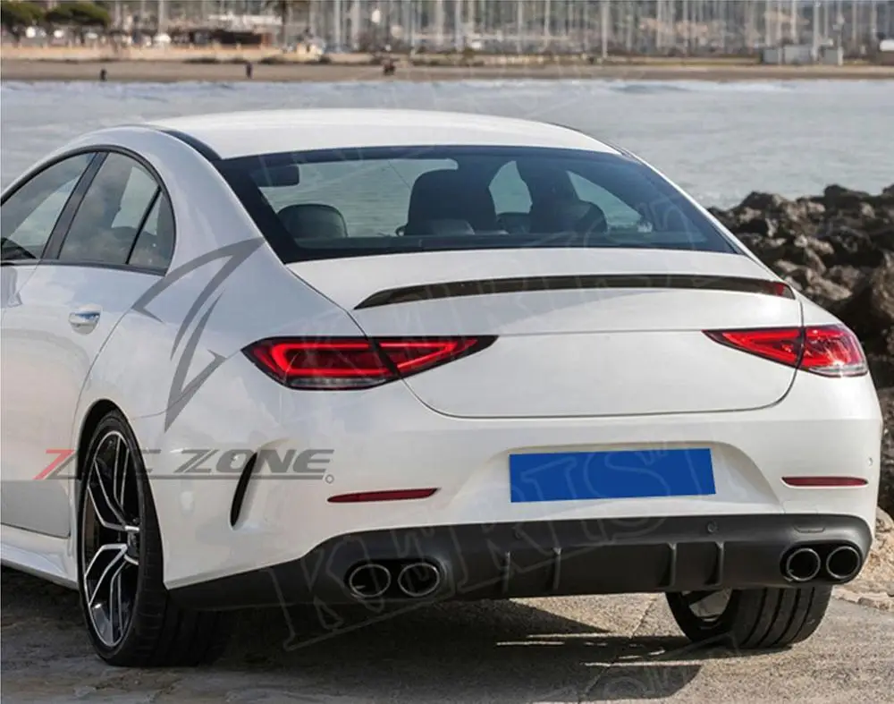 Купить C257 CLS спойлер из углеродного волокна заднее крыло багажника для Mercedes Benz C257 2018 и выше
