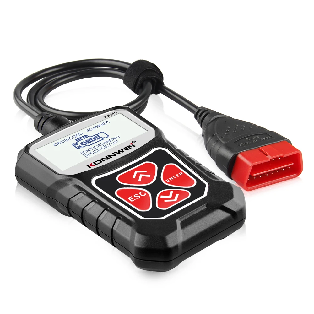 Сканер OBD2 KONNWEI KW310 для автомобиля сканер OBD 2 диагностический инструмент