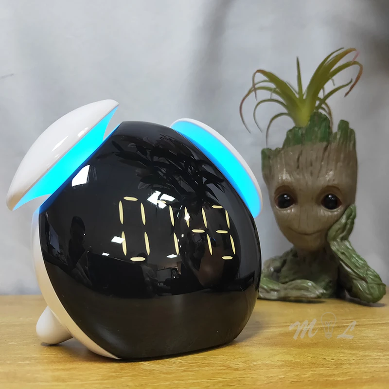 Светильник для времени лампа часов Ночной светильник цветной RGB светодиодный