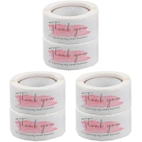 6 rolls thank you business labels envelops seal stickers decals decorations as shown