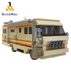 Buildmoc, техническая модель автомобиля во все тяжкие, супергоночные строительные блоки, модели, новогодние подарочные игрушки