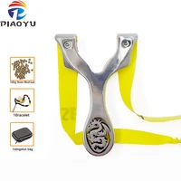 new line cutting slingshot stainless steel flat rubber band high strength and powerful outdoor sports hunting special catapult