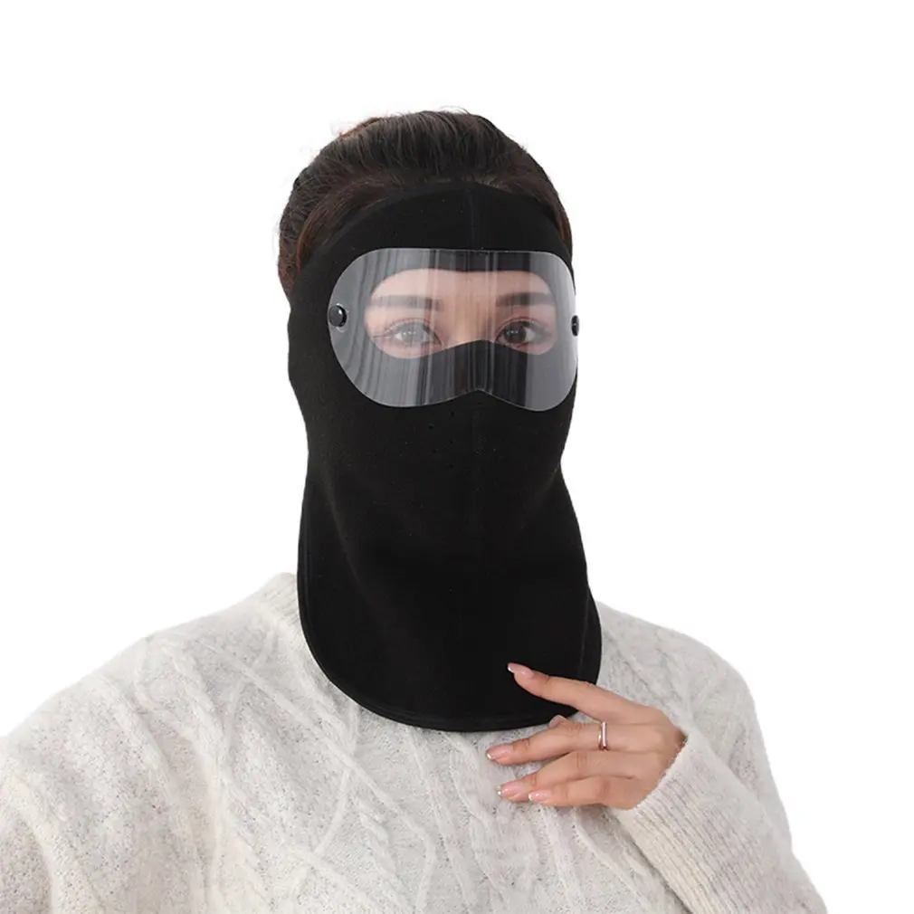 

Full Face Protection Headgear Dust-Proof Anti-Fog Winter Warm Long Full Face Protection Masks Windproof Goggles