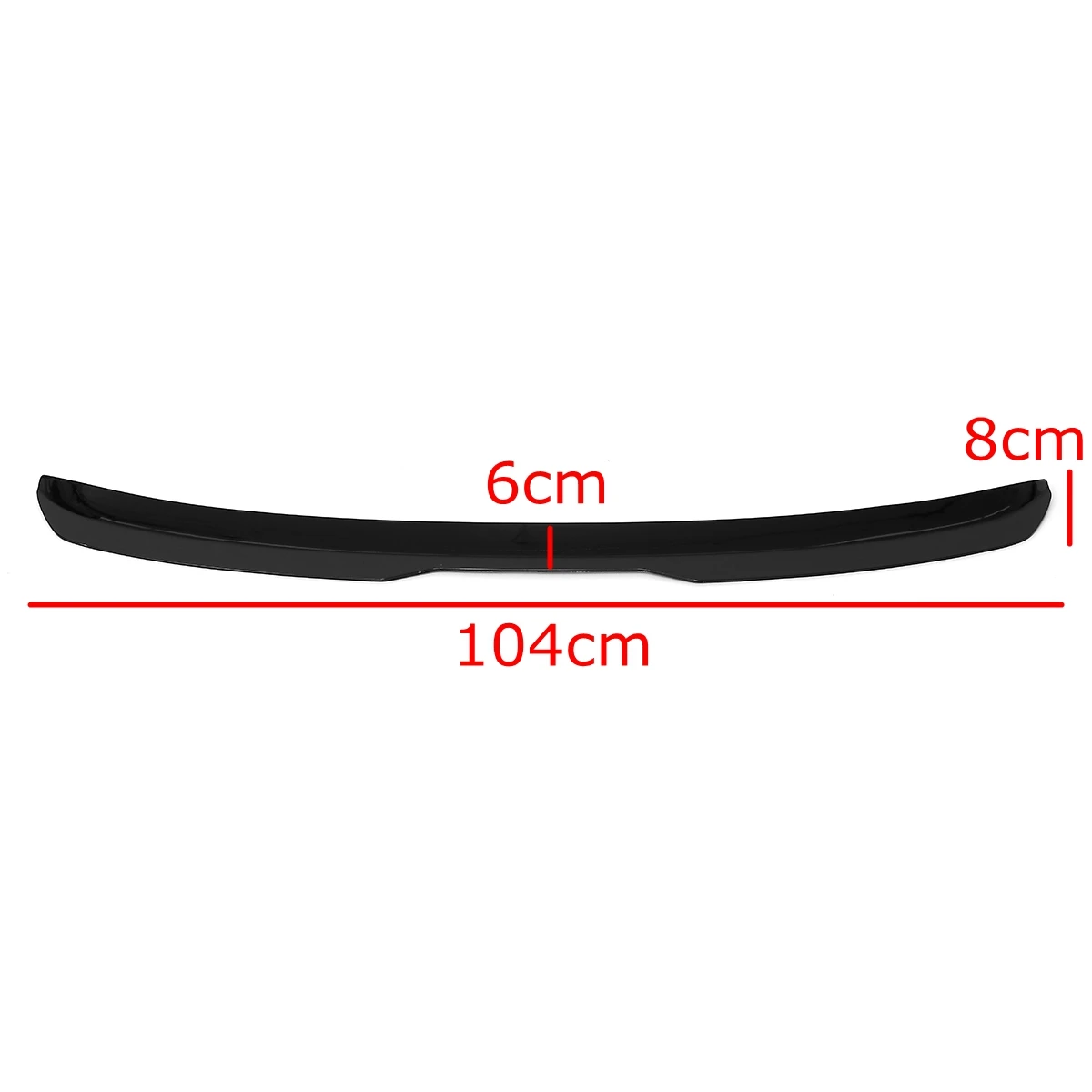 

1PC Rear Window Roof Spoiler Sun Rain Shade Vent Visor Lip For VW Golf MK6 MAX GTI R 2008 2009 2010 2011 2012 2013