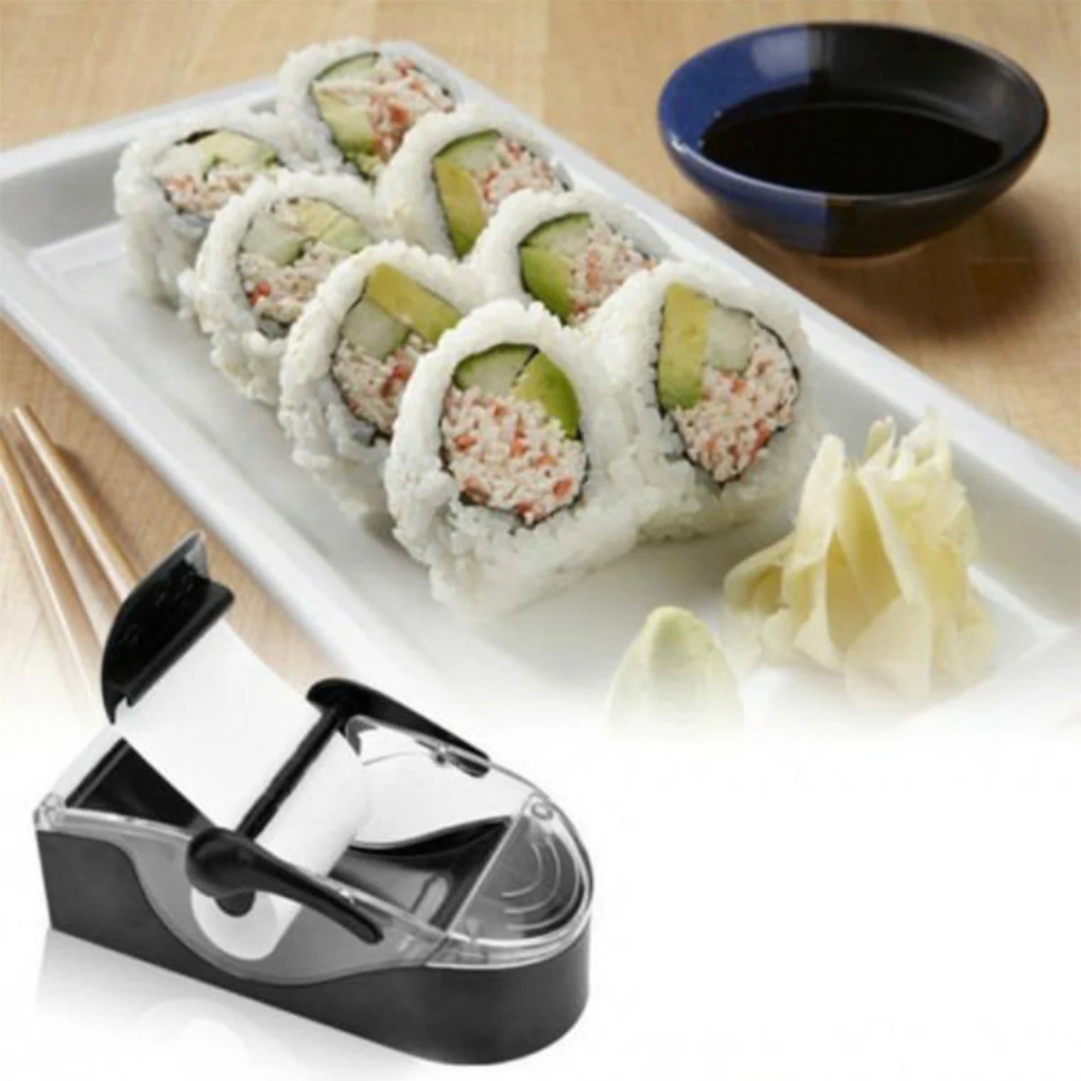 Волшебный роллер для суши сделай сам риса форма Простота изготовления кухонный