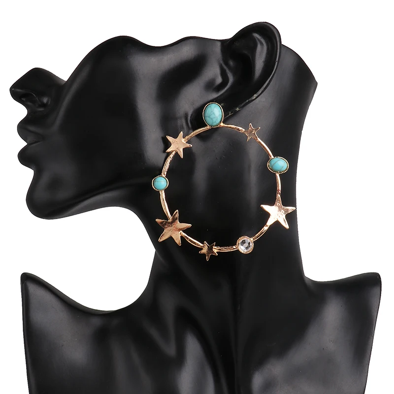 Оптовая продажа Лидер продаж золотые висячие серьги JUJIA ювелирные изделия для