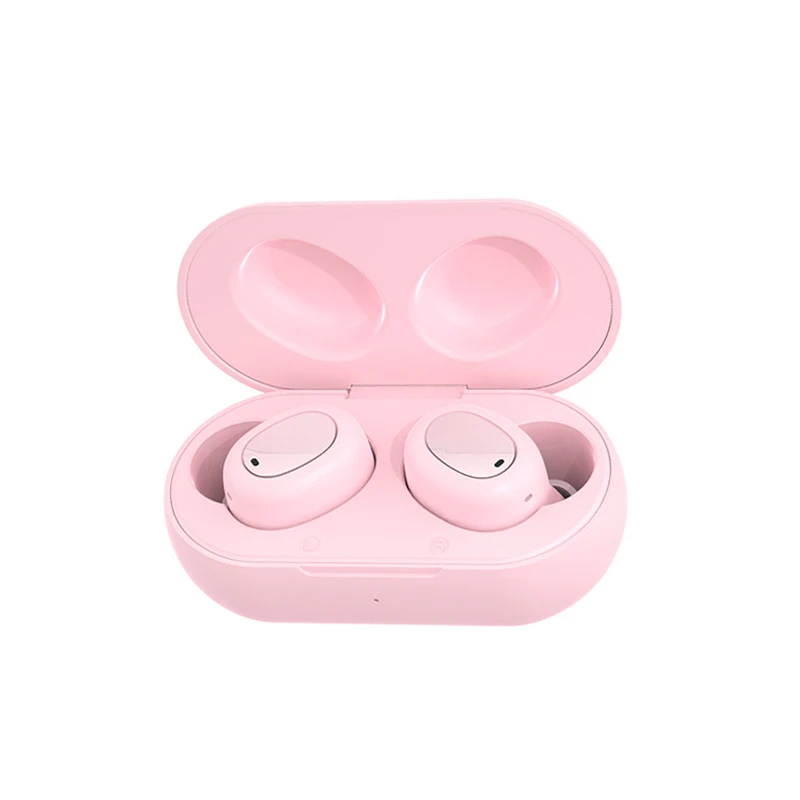 

Fashion Design Mi-ni True Wireless Earphones for Youth Man and Girl Bluetooth 5.0 In Ear Earbuds with Mic, Black,Pink,Green