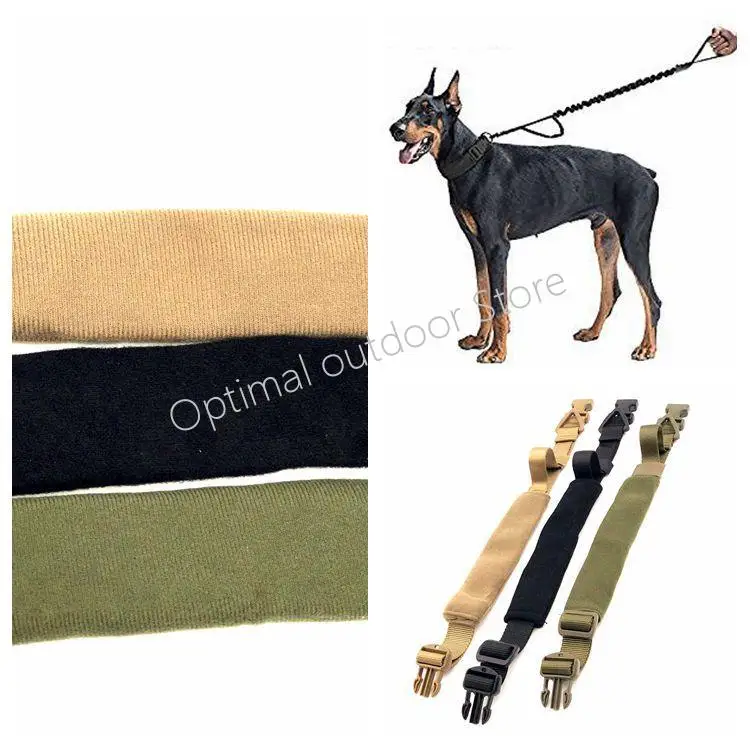 

Outdoor Nylon High-end Dog Collar Pet Out Traction Solid Color Collar Buckle for Medium Large Dogs