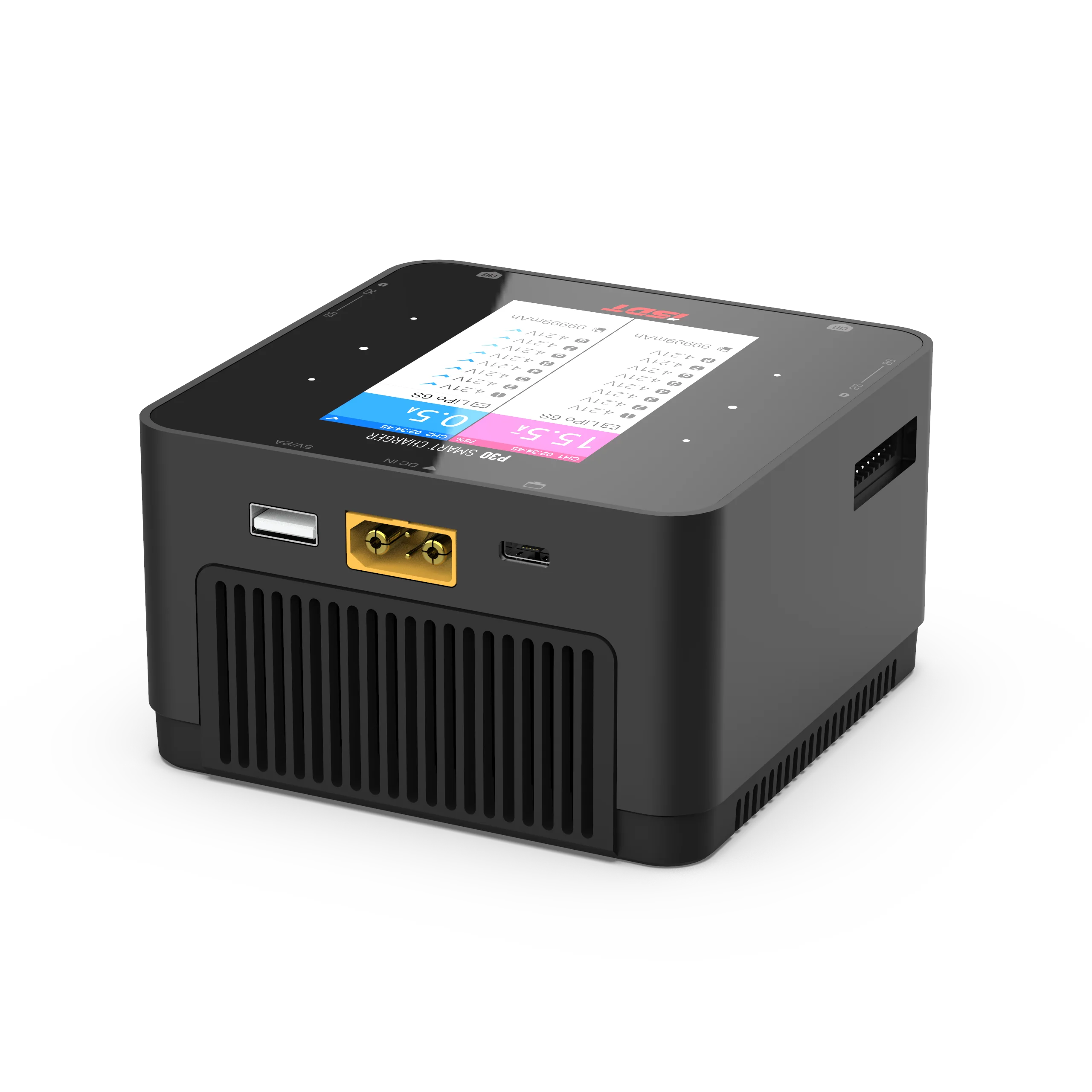 ISDT P30 1000WX2 30AX2 высокомощное Двухканальное съемное зарядное устройство с функцией