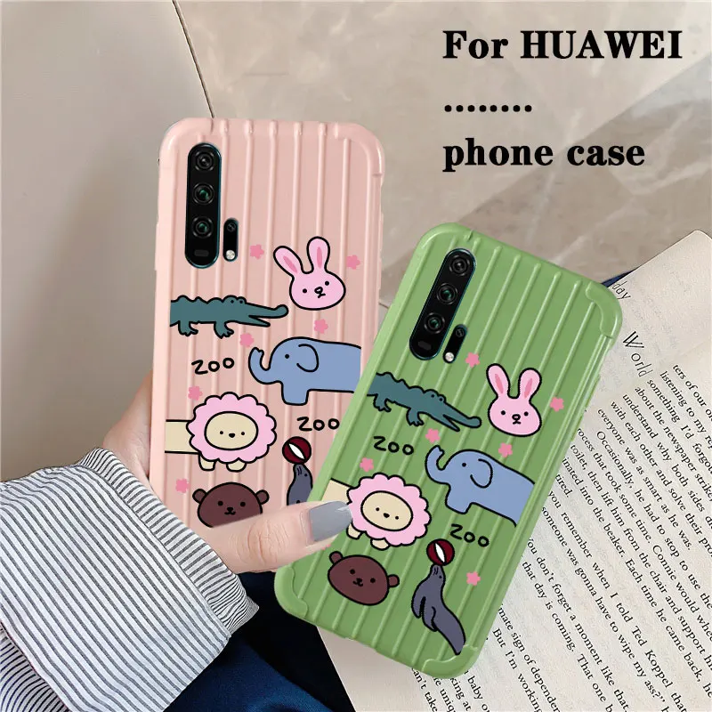 Чехол для телефона huawei honor view 10 20 V8 V9 задняя крышка из ТПУ с мультяшным рисунком 8 pro