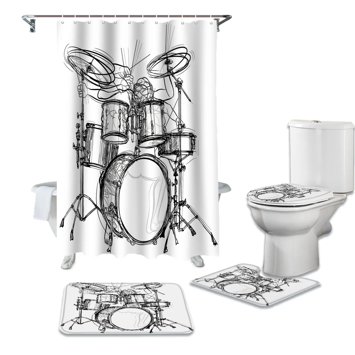 Противоскользящие коврики для ванной комнаты водонепроницаемые | Дом и сад