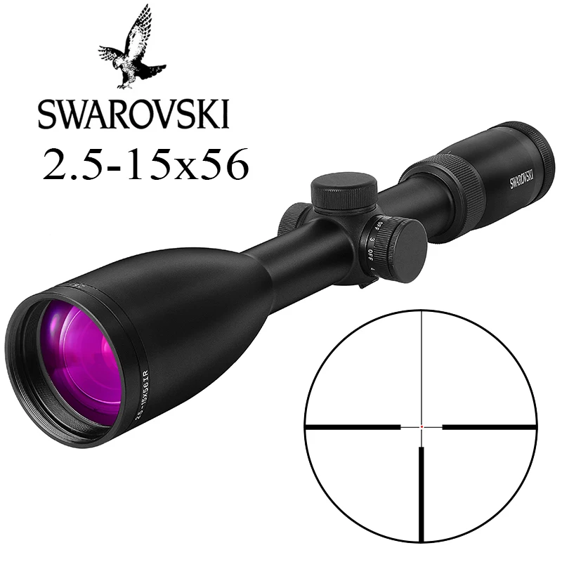 Swarovskl 2,5-15x56 IRZ3 прицел F15 красная точка сетка оптика охотничьи прицелы тактические прицелы снайперские прицелы
