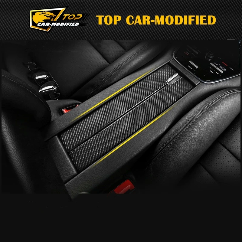 Бесплатная доставка 100% внутренняя отделка из углеродного волокна для Porsche New Panamera