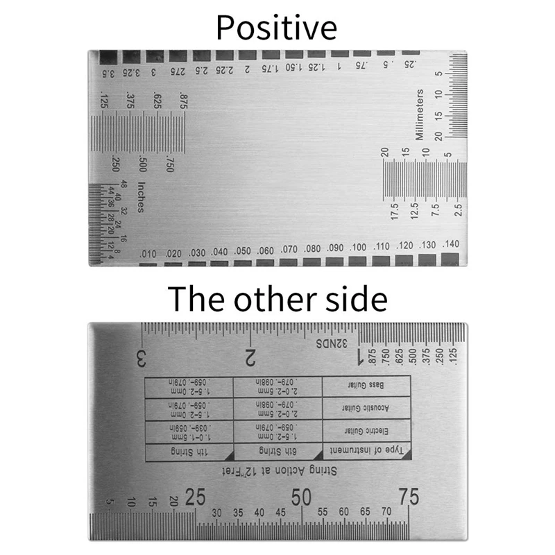 Набор инструментов Guitar Luther включает в себя радиус нижнего струна линейку