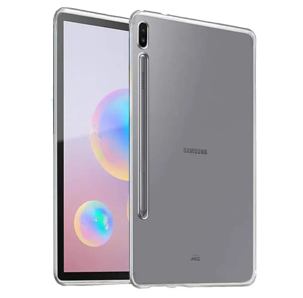 Чехол для Samsung Galaxy Tab S6 10 5 прозрачный мягкий чехол из ТПУ SM T860 T865 чехол|Чехлы
