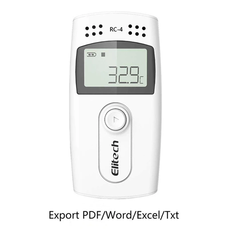 

Elitech RC-4HC USB Temperature and Humidity Data Logger 16000 Points Record Capacity